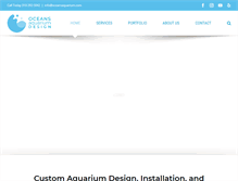 Tablet Screenshot of oceansaquarium.com